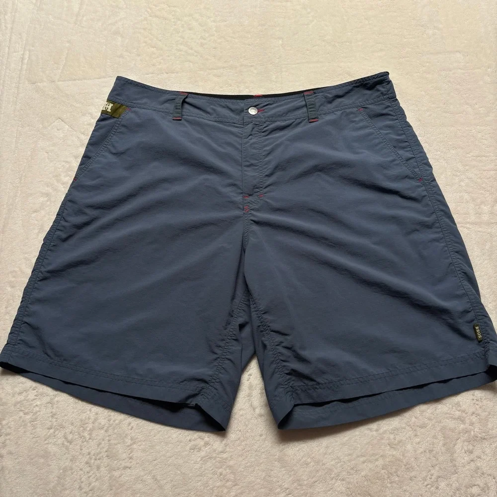 Howler‎ Bros Mens Blue Shorts Size 40 Ripstop Outdoors Fishing Adventure Nylon